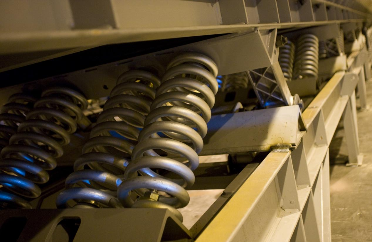 Maintaining support springs in vibratory equipment